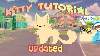 (NEW TUTO UPDATED) Cute kitty tutorial- Gacha online