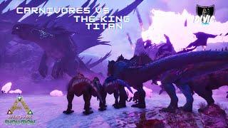 Evo Rex, Evo Giga & More Vs Gamma King Titan! | Ark: Extinction Ascended