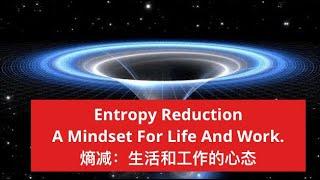 Entropy ReductionA Mindset For Life And Work.    熵减：生活和工作的心态