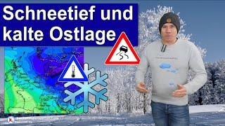 Auf Schneetief folgt kalte bis eisige Ostwetterlage