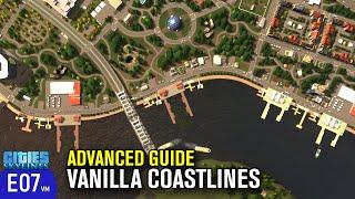 Advanced Guide on How to Make Coastlines | Vanilla Cities: Skylines | Fisher Enclave Episode 7