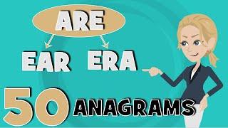 ANAGRAMS | 50 anagram words for kids | anagrams in English | Kids Grade