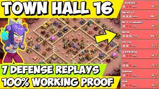 New* Unbeatable Town Hall 16 Anti-2 Star Base Secret TH16 Anti-2 Star War Base Layout