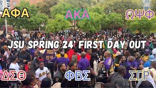 Spring 2024' First Day Out | Jackson State University's Greek Life