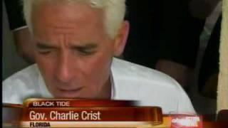 Governor Crist visits St. Petersburg to talk about oil