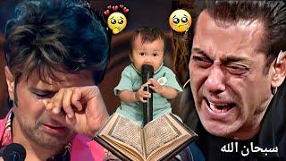 Strange Baby Reading Al-Qur'an Melodiously Surah Al-Waqiah Makes the judges cried