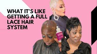 What it's like to receive a Christina Benjamin full lace hair system