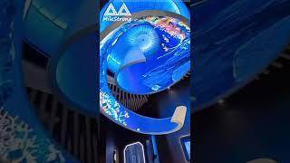 Creative Flexible LED Display with Hanging Installation