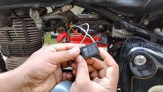 bike battery weak problem solved by using capacitor