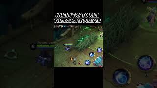 WHEN I TRY TO KILL DAMAGE PLAYER IN MOBILE LEGENDS BANG BANG GAMEPLAY