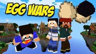 Minecraft Minigames: "Egg Wars" : EggWars ПО-ТРОЙКИ... Така се играе !!!