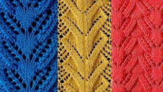 Вязание: красивые узоры спицами. Knitting: beautiful knitting patterns.