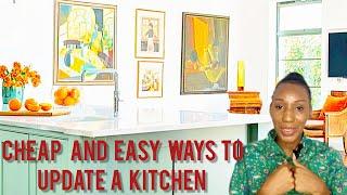 5 Cheap And Easy Ways To Update A Kitchen ~ Making Your Kitchen Look New, Modern And Stylish In 2024