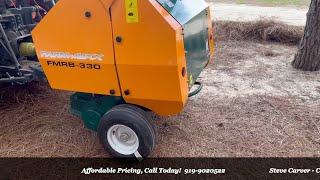 FMRB-330 Mini Round Baler with Pine Straw