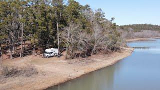 Washita Primitive Campground - Free Lake Ouachita Shore Camping - Arkansas Hidden Gem