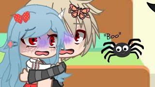 Spiders | Bakugou And Eri Afraid Of Spiders | Idk thought it would be funny | Skit | Gacha Life Club