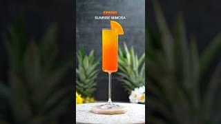 Spring Sunrise Mimosa  #cocktail #sunrisemimosa #mimosa #champagne #orange #drink