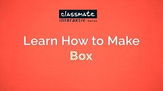 Classmate | 3D Craft Notebooks Christmas Edition | How to Make A Gift Box