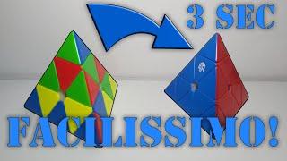 [TUTORIAL] METODO FACILISSIMO PER DIVENTARE FORTISSIMI CON LA PYRAMINX!!! (Metodo Top First)