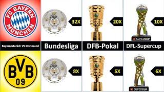 borussia dortmund vs bayern munich titles comparison,Dortmund vs Bayern Munich