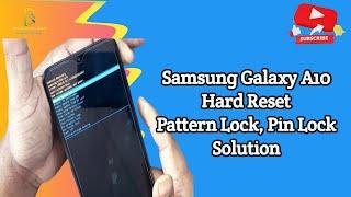 samsung galaxy a10 hard reset pattern lock | pin lock solution tamil