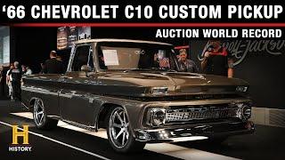 AUCTION WORLD RECORD // 1966 Chevrolet C10 Custom Pickup // BARRETT-JACKSON 2022 LAS VEGAS