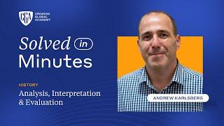 History: Analysis, Interpretation & Evaluation