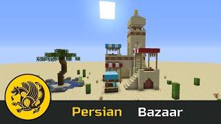 Minecraft Building Tutorial : How to build a Persian Bazaar