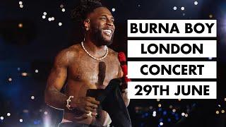  Burna Boy Live in London! | Epic Concert Vlog - June 29, 2024 | London Stadium