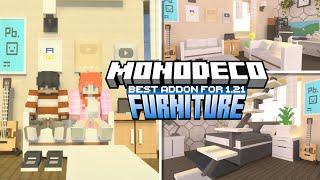 Monodeco Plus Furniture  BEST aesthetic modern addon for decoration | Minecraft PE/Bedrock 1.21+