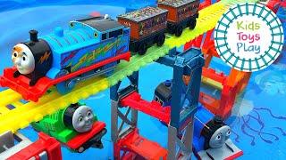 Thomas and Friends Trackmaster vs Duplo Lego Train Crashes