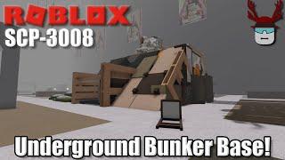 WE BUILT AN UNDERGROUND BUNKER! | Roblox SCP-3008