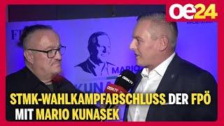 Steiermark-Wahl: Wahlkampfabschluss der FPÖ mit Mario Kunasek