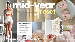 *intense* mid year LIFE RESET  deep clean, books, pottery class, bullet journal + goals!