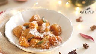  VELLUTATI GNOCCHI DI ZUCCA AL CUCCHIAIO | SENZA IMPASTO, SENZA SPIANATOIA , SENZA FARINA 