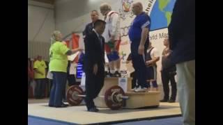 Tachaev Ruslan  in der Kat. M55 +105  kg Masters WM in Heinsheim 1.Platz
