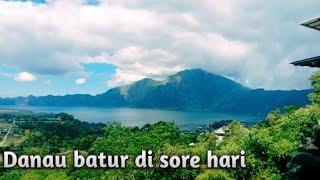 Danau Batur kintamani di sore hari