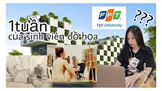 ĐẠI HỌC FPT NGÀNH ĐỒ HOẠ HỌC GÌ ??? | A week of FPTU's Designer ‍