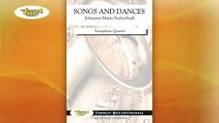 Songs And Dances - Saxophone Quartet - Suykerbuyk - Tierolff