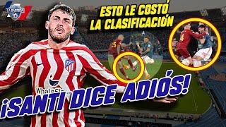 ¡ADIÓS! ¡ASÍ FUE EL MADRAZO A SANTI GIMÉNEZ DEL ASISTENTE DE LA ROMA! ¡SE VA AL ATLÉTICO DE MADRID!