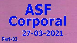 ASF Corporal 27-03-2021 paper : ASF Corporal 27-03-2021 full paper: part - 02