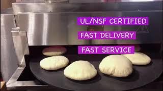 Pita Oven Fast Pita Bread for Shawarma and Falafel Restaurants by Spinning Grillers