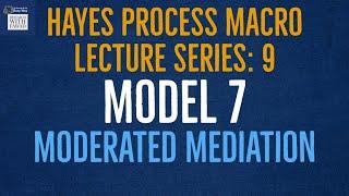 9. Hayes Process Macro SPSS - Model 7 - Moderated Mediation Analysis