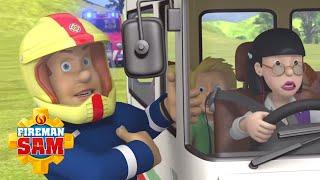 Got to Rescue that Bus!  Fireman Sam US | Firefighters in Action!  Cartoons for Children