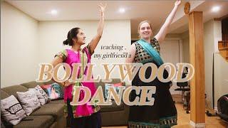 teaching my girlfriend a bollywood dance (lgbt couple)