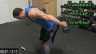 Intense 5 Minute Dumbbell Tricep Workout