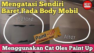 Cara Mudah Menghilangkan Baret Pada Mobil Mengunakan Cat Oles Paint Up dan Kit Rubbing Compound
