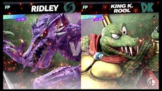 Super Smash Bros Ultimate Amiibo Fights – Request #17637 Ridley vs K Rool