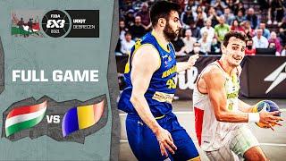 Hungary v Romania | Men's - Full Game | FIBA 3x3 Universality Olympic Qualifying Tournament