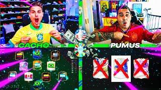 EUROCOPA VS COPA AMERICA!! | FUT DRAFT MILLONARIO VS PUMUS!! | FC24